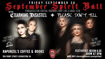 September Spirit Ball: Charming Disaster, Please Don't Tell