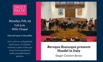 Gager Concert Series: Baroque Roanoque