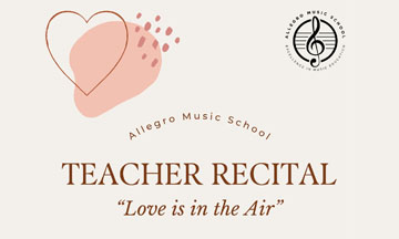 Allegro Music School Teacher Recital