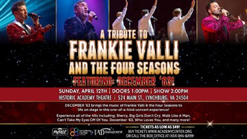 A Tribute to Frankie Valli, the Four Seasons : Featuring December ’63!
