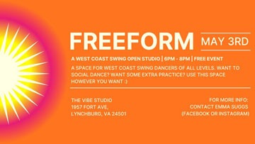 Freeform – A West Coast Swing Open Studio