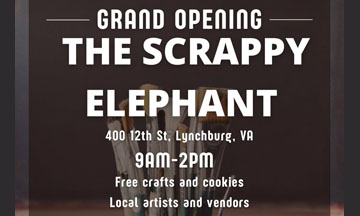 Scrappy Elephant – Grand Opening