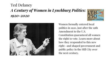 A Century of Women in Lynchburg Politics 1920-2020