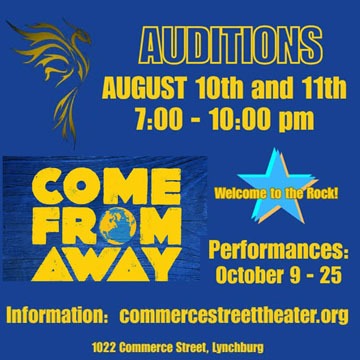 Auditions: Come From Away