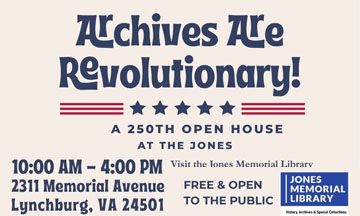 Archives Are Revolutionary - Open House