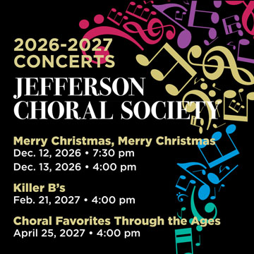 Jefferson Choral Society 26-27 Season