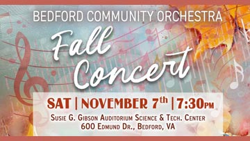 Bedford Community Orchestra Fall Concert