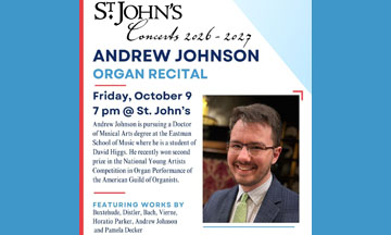 Andrew Johnson Organ Recital