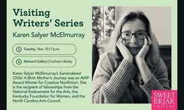 Sweet Briar College Visiting Writers’ Series: Karen Salyer McElmurray