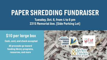 Paper Shredding Fundraiser